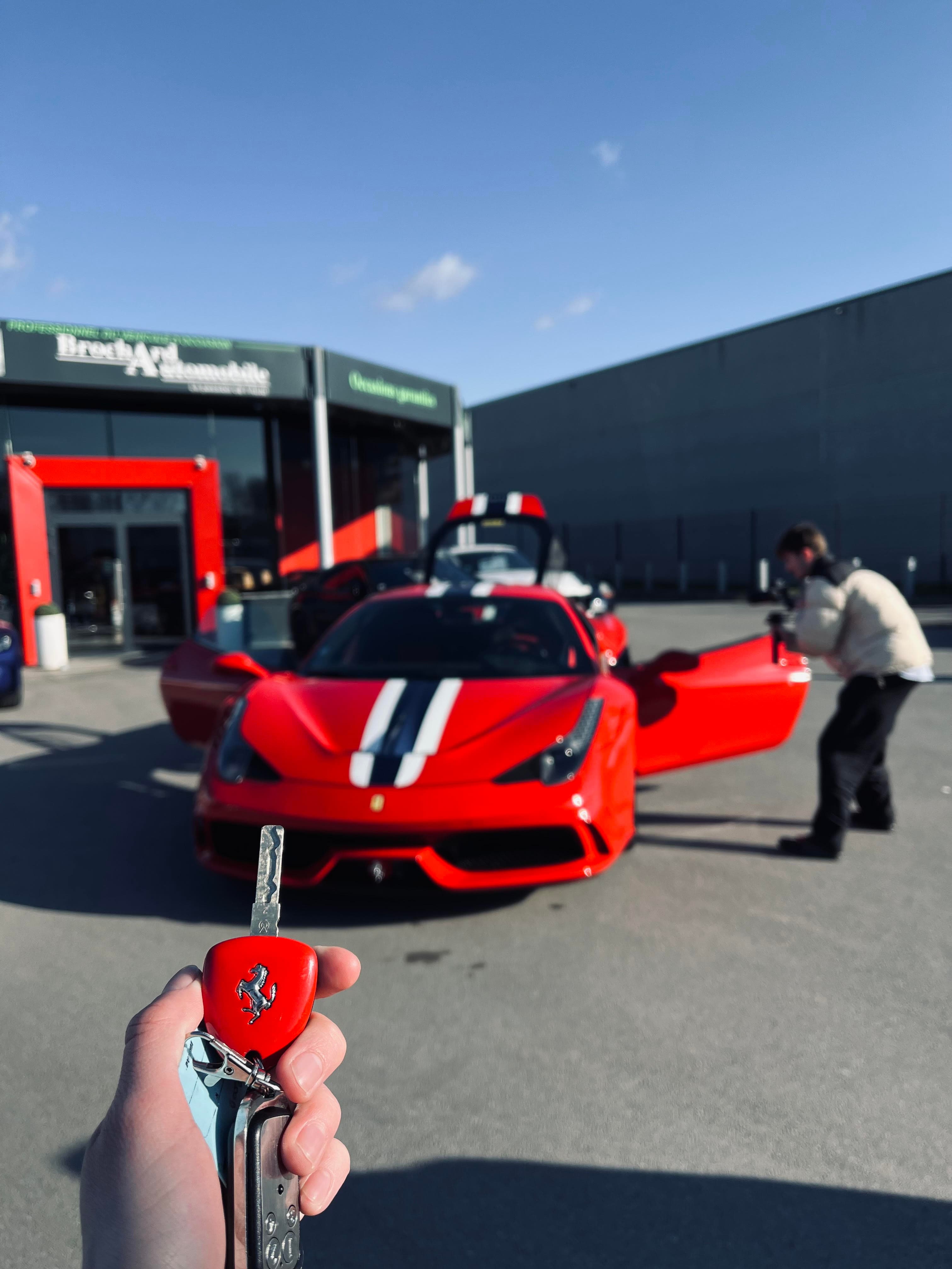 Ferrari 458 Speciale — Shoot vidéo